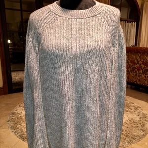 BCBG Grey Zip Sweater